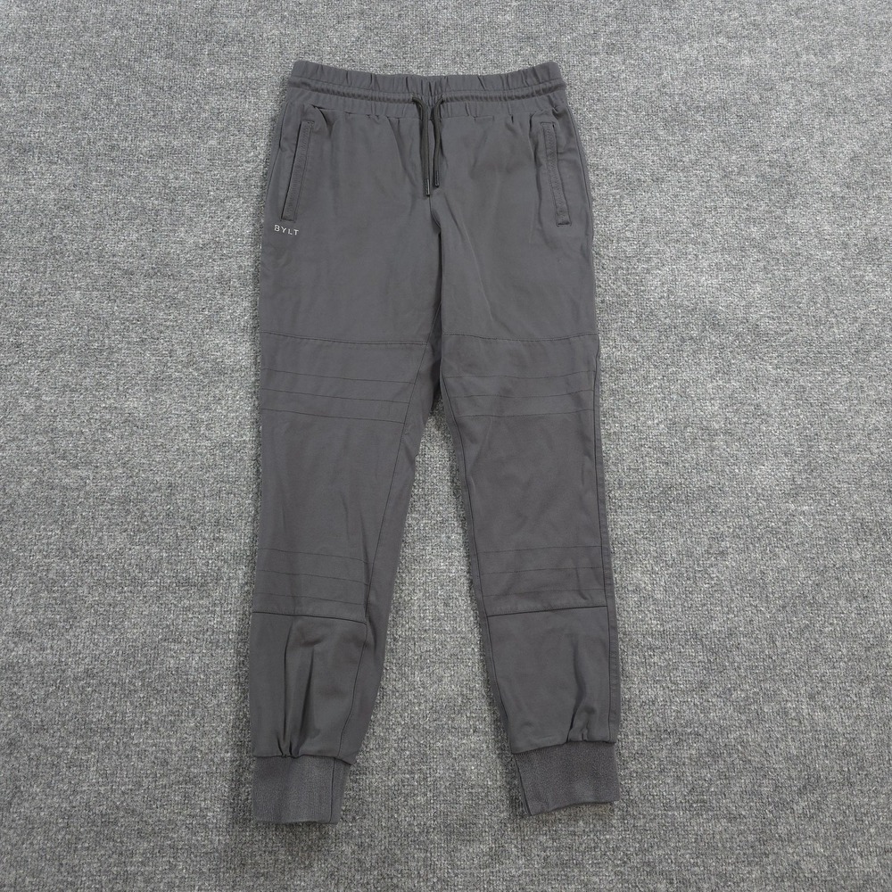 BYLT Pants Mens‎ S Gray Elite Jogger Stretch Performance Gym Running Training